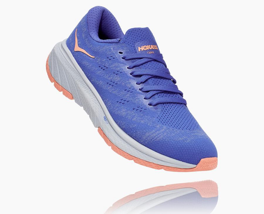 Hoka One One Loopschoenen Dames - Cavu 3 - Blauw - RL7365094